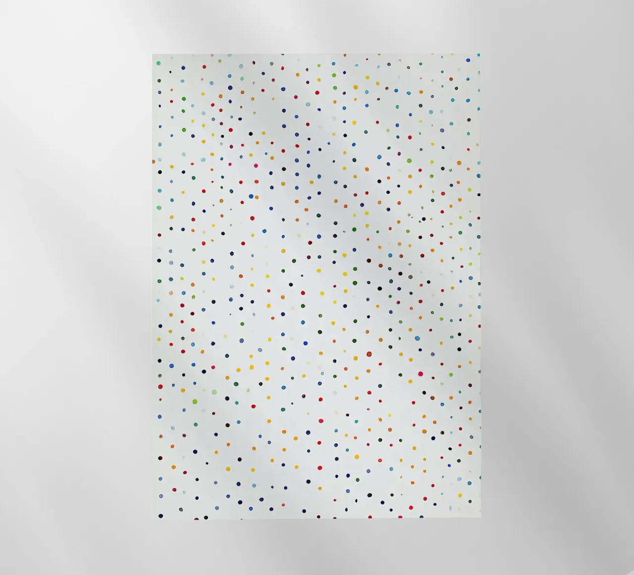 Polkadots Puntini astratti Bianco Colorato Colorato Minimale pellicola backlit da Nikis Art Studio