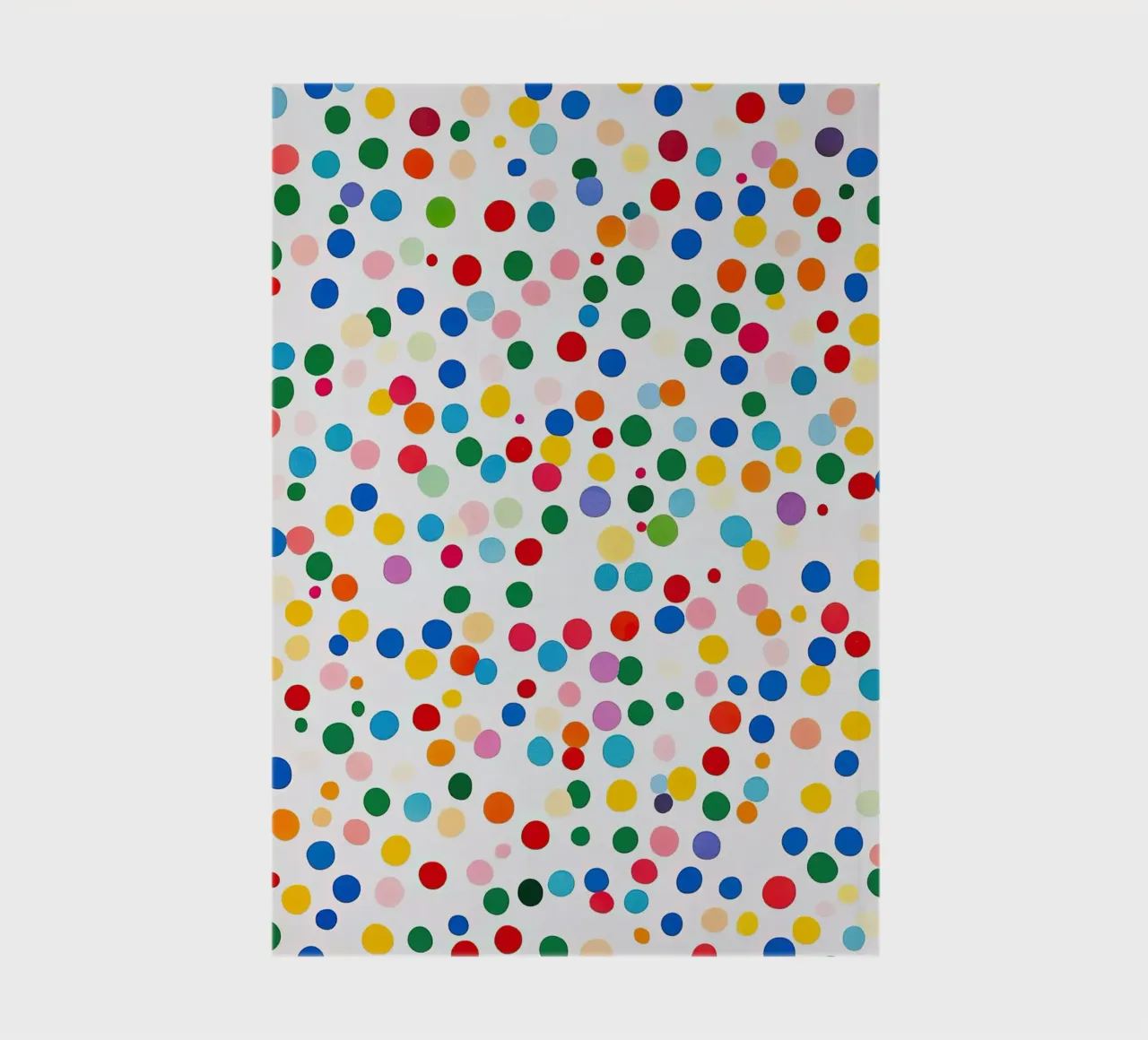 Polkadots Abstract Dots White Colourful Colourful Minimal notebook by Nikis Art Studio