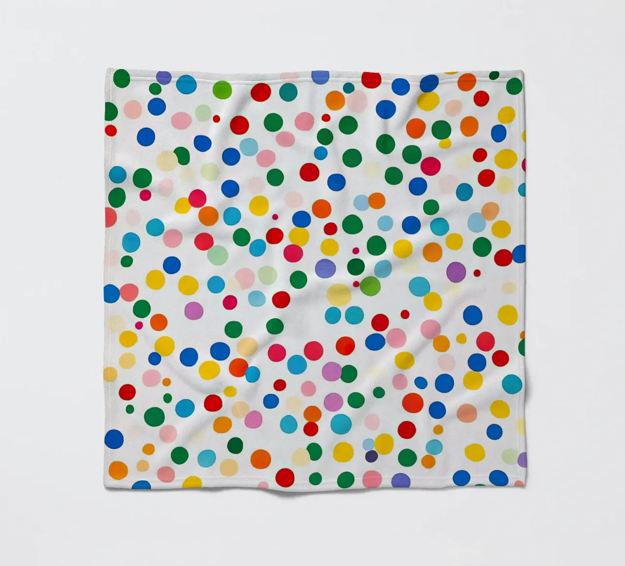 Polkadots Puntini astratti Bianco Colorato Colorato Minimale coperta in pile da Nikis Art Studio