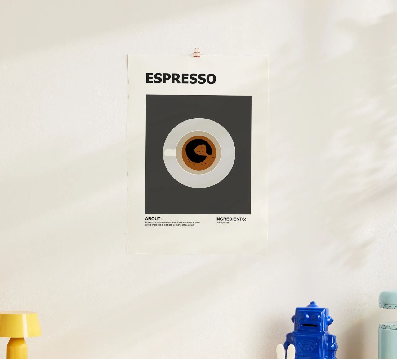 Espresso Poster von Yeadon