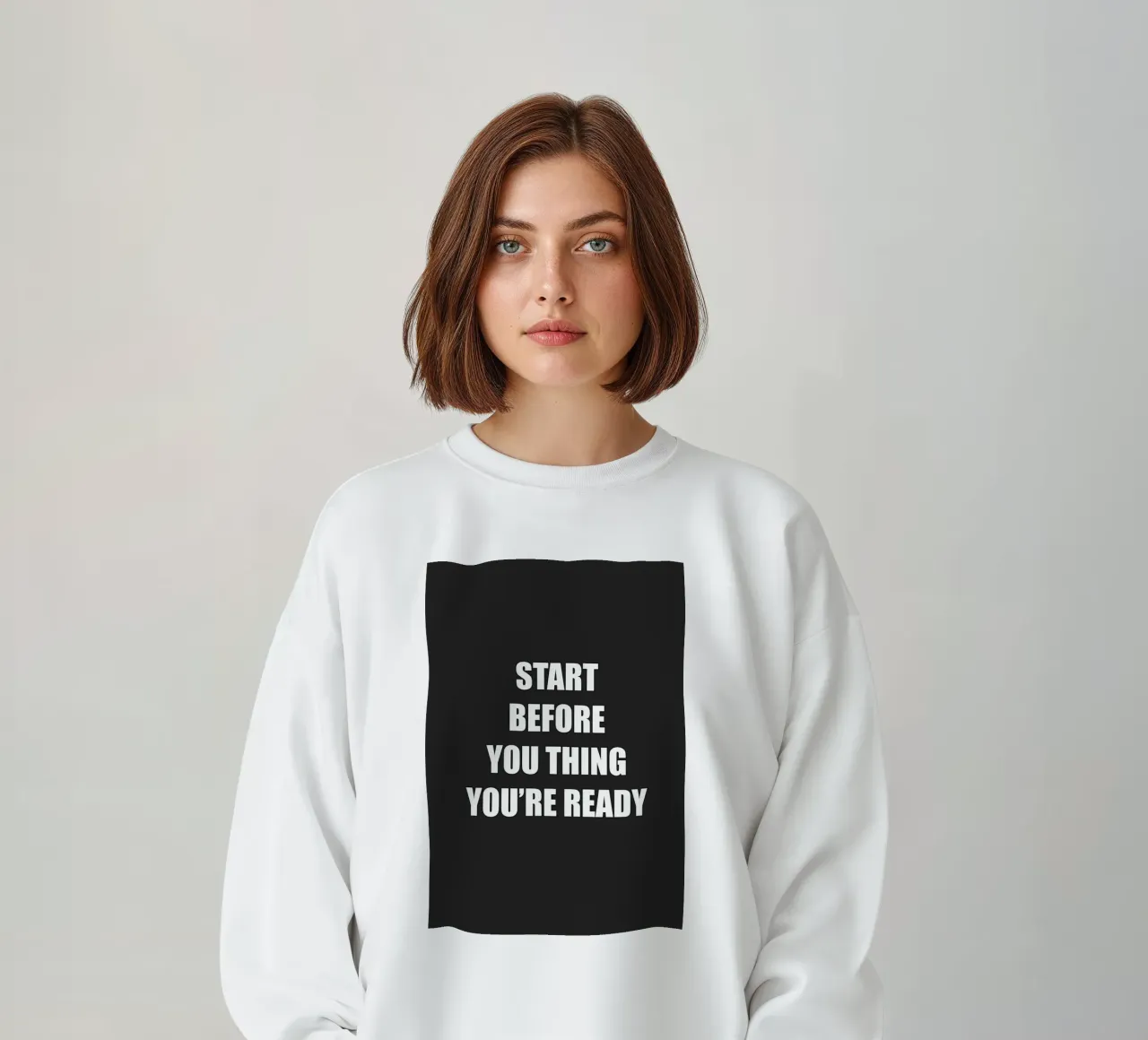 empezar antes de estar listo sudadera de Book