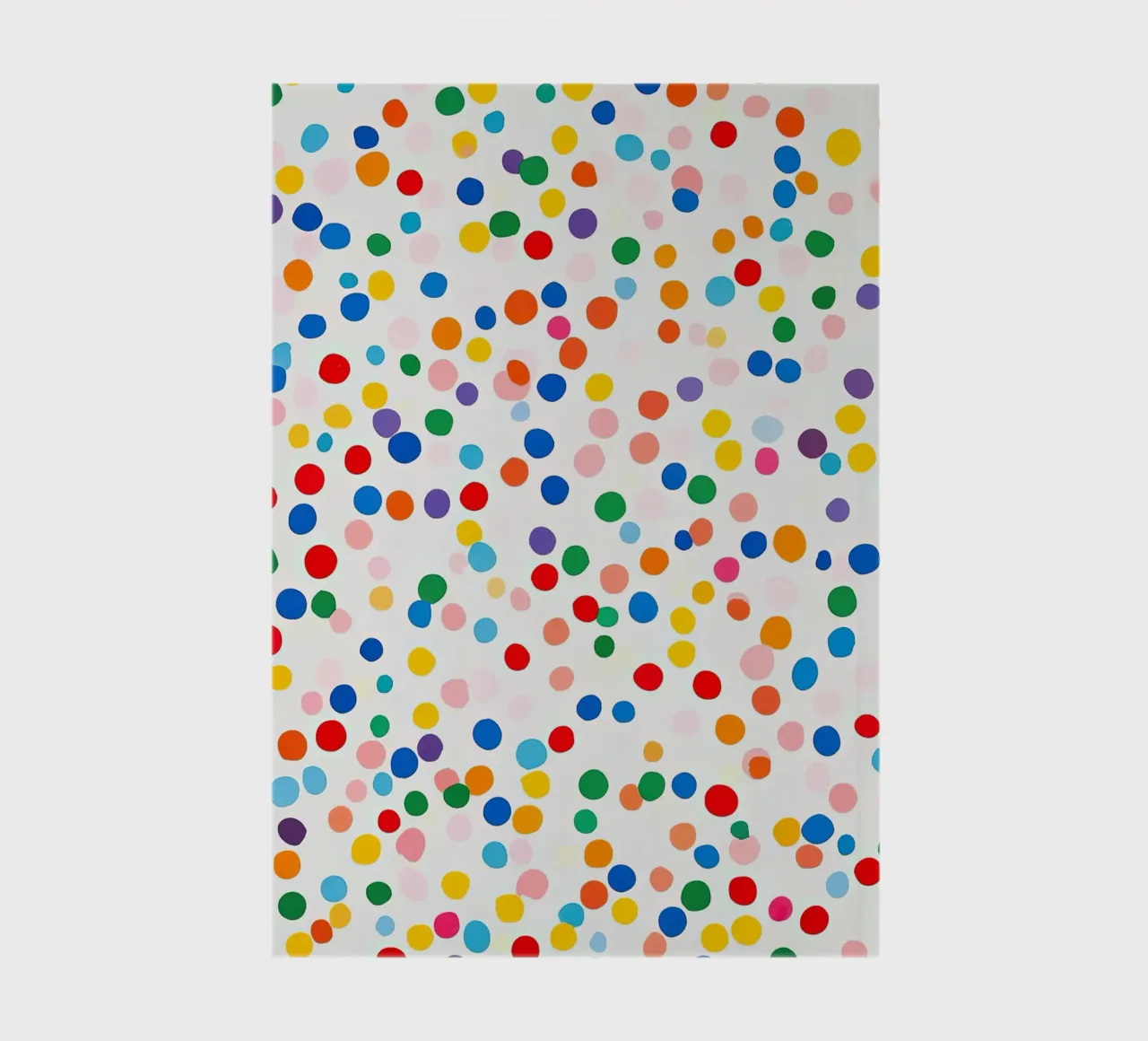 Polkadots Abstract Dots White Colourful Colourful Minimal notebook by Nikis Art Studio