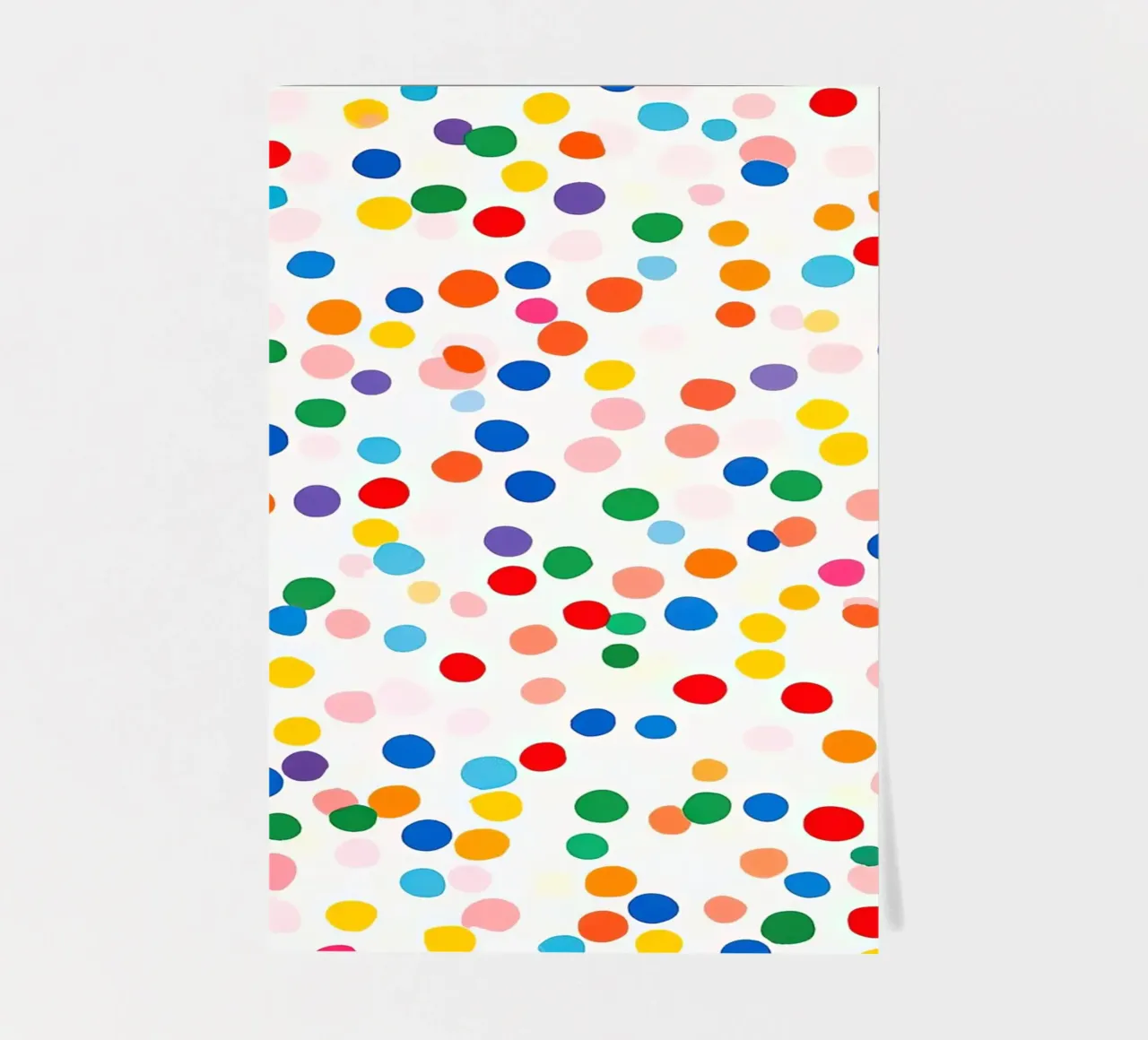 Polkadots Abstrait Points Blancs Coloré Minimal planche autocollant de Nikis Art Studio