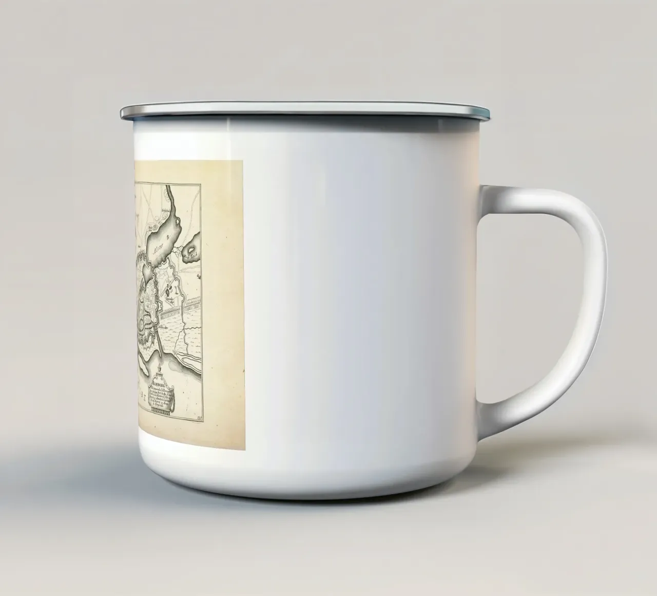 Hamburg, Germany, 1702 tazza in smalto da Artokoloro Quint Lox Ltd