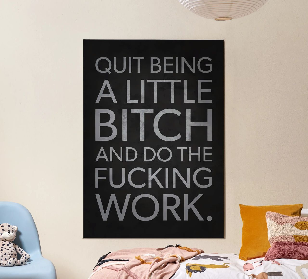 Het werk doen poster van Raegen