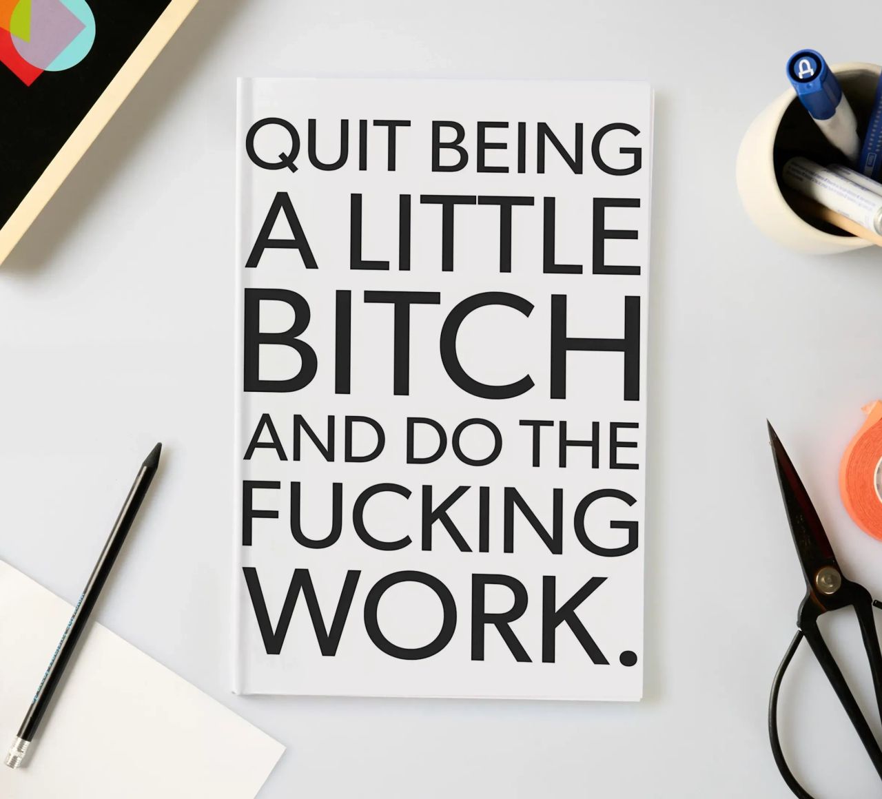 Do The Work notebook by Raegen