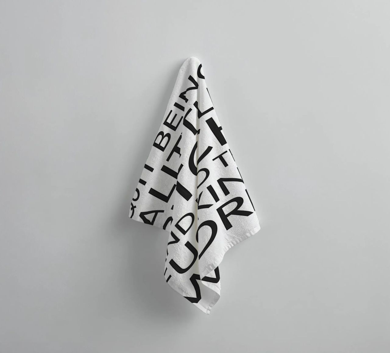 Do The Work towel by Raegen