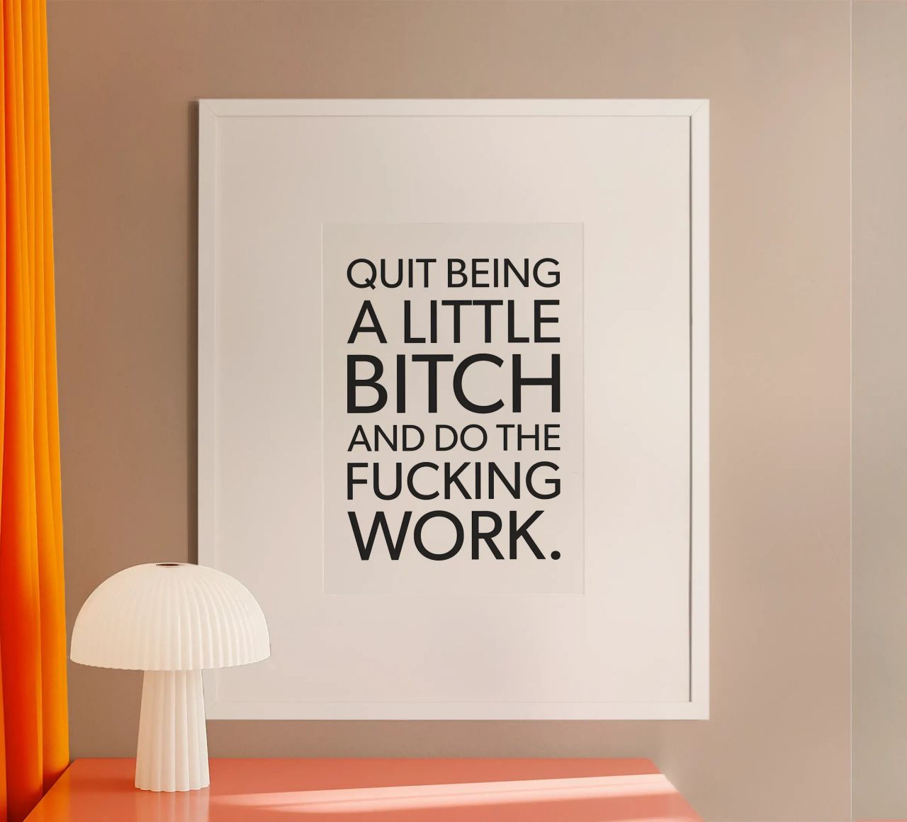 Do The Work poster by Raegen
