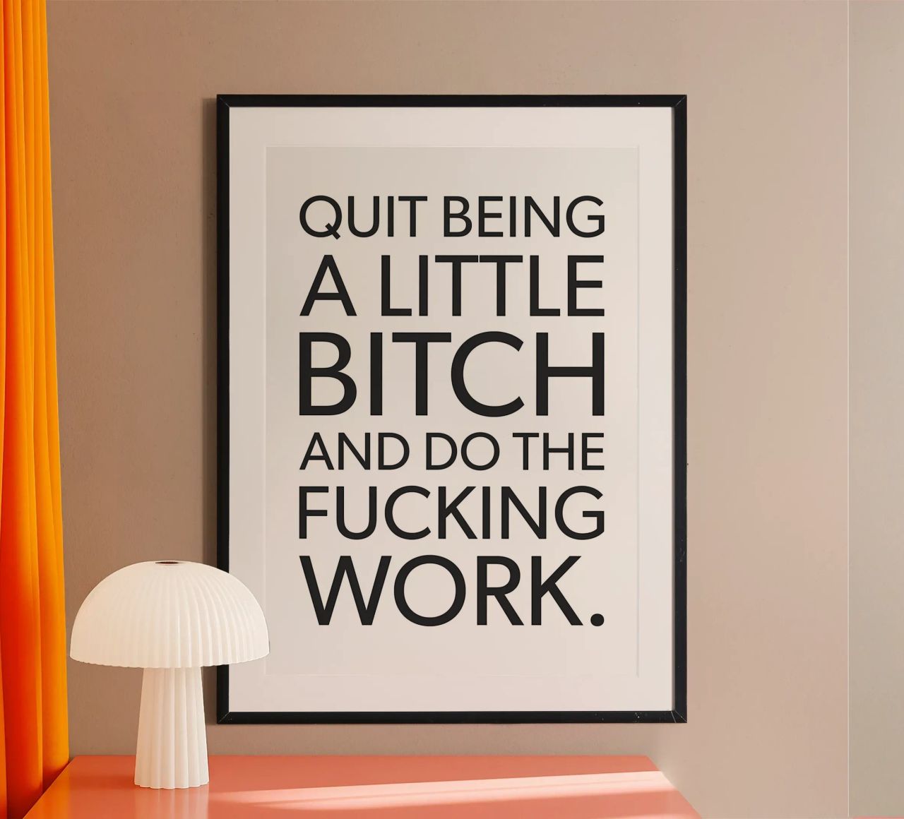 Do The Work poster by Raegen