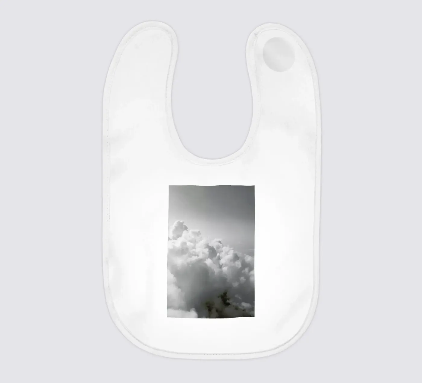 Clouds II baby bib by Sebastian Hilgetag