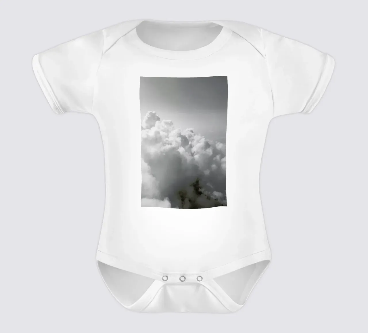 Clouds II body neonato maniche corte da Sebastian Hilgetag