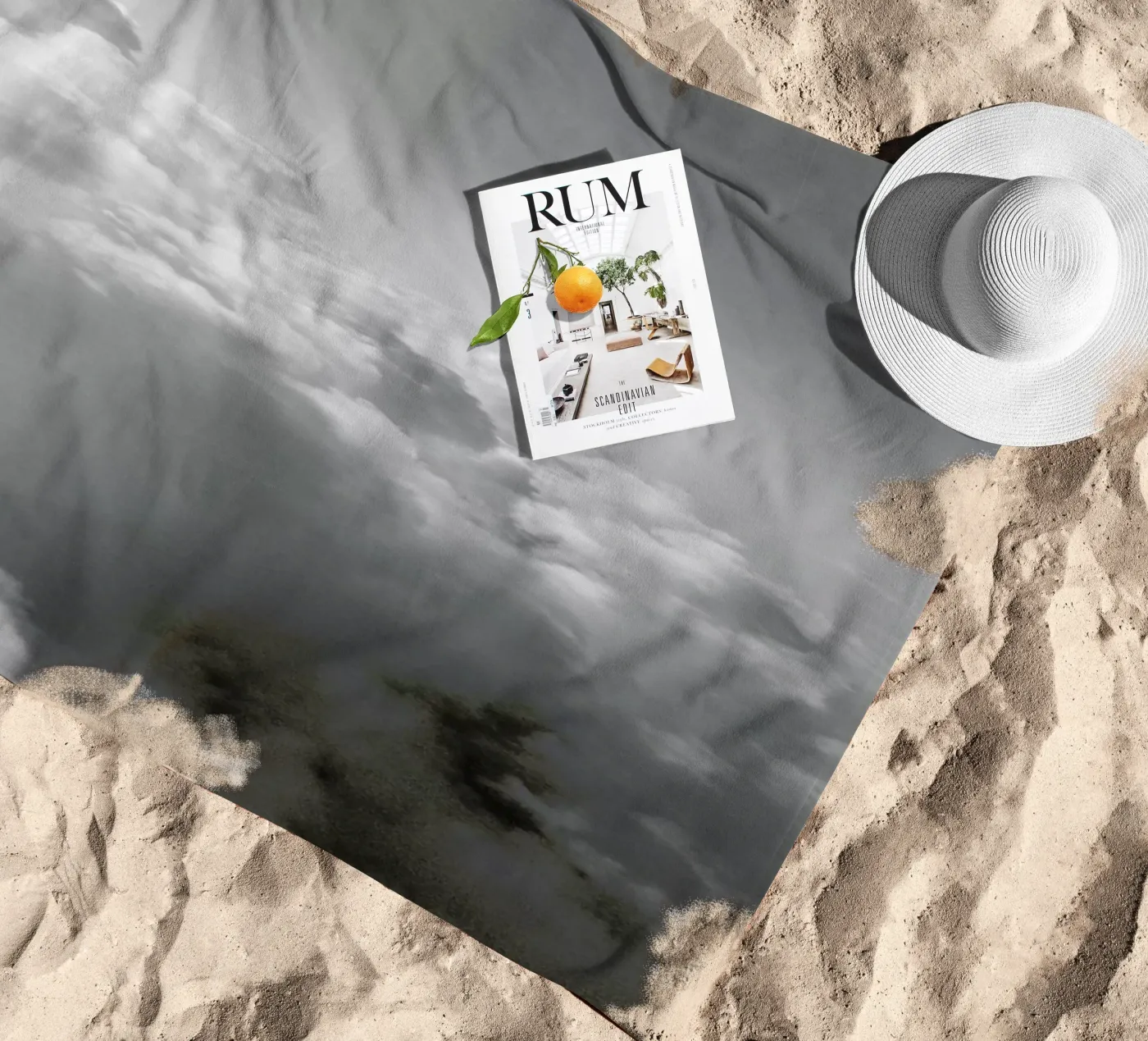 Clouds II beach towel by Sebastian Hilgetag