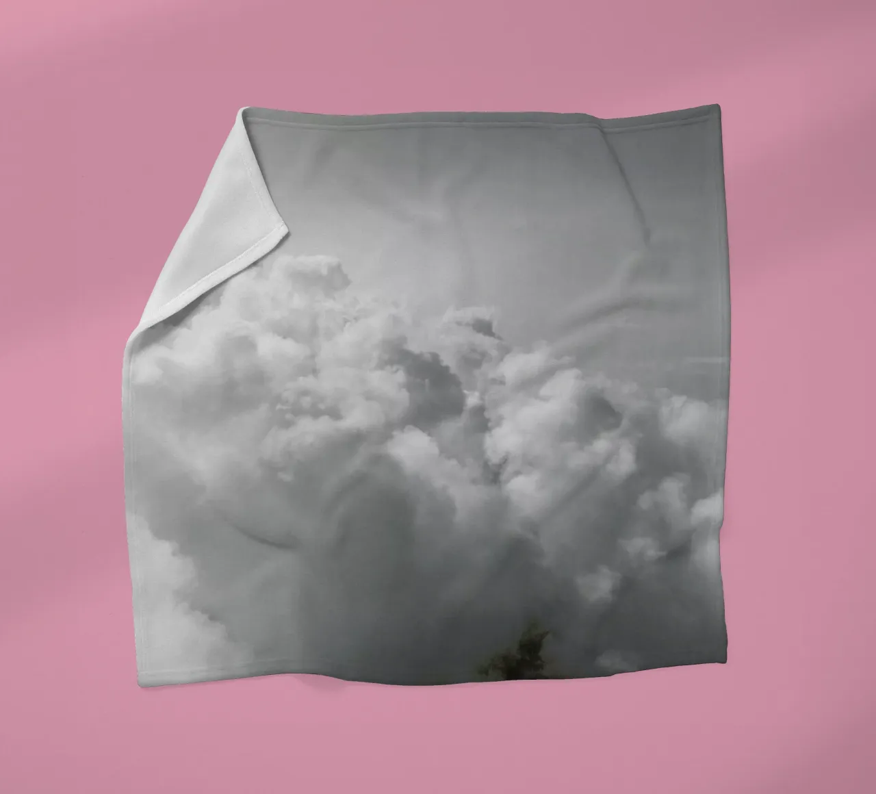 Clouds II fleecedeken van Sebastian Hilgetag