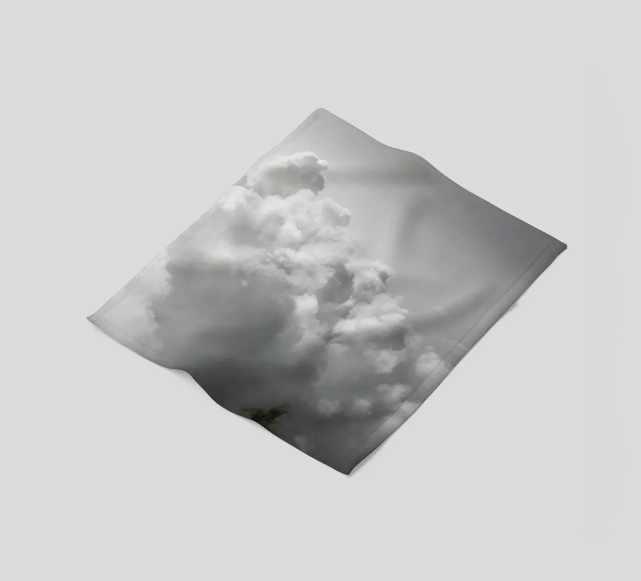 Clouds II fleecedeken van Sebastian Hilgetag