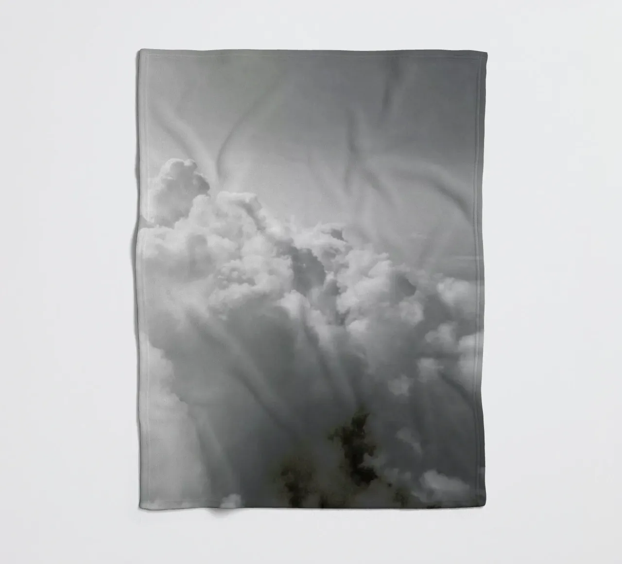 Clouds II fleecedeken van Sebastian Hilgetag