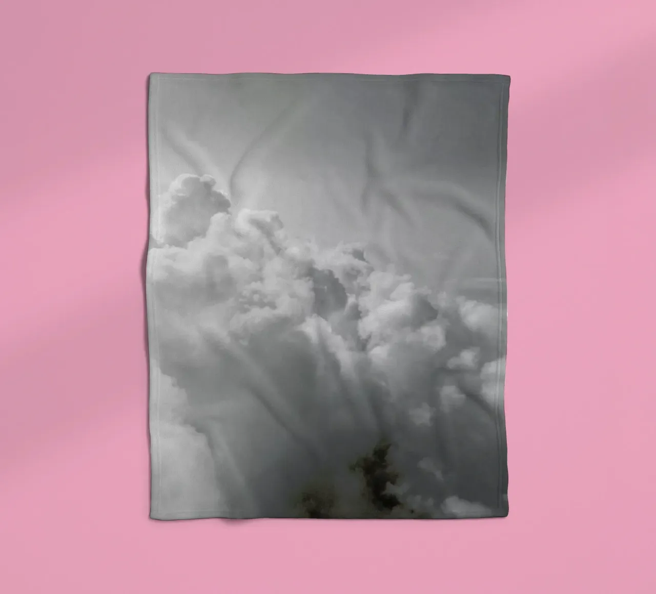 Clouds II fleecedeken van Sebastian Hilgetag