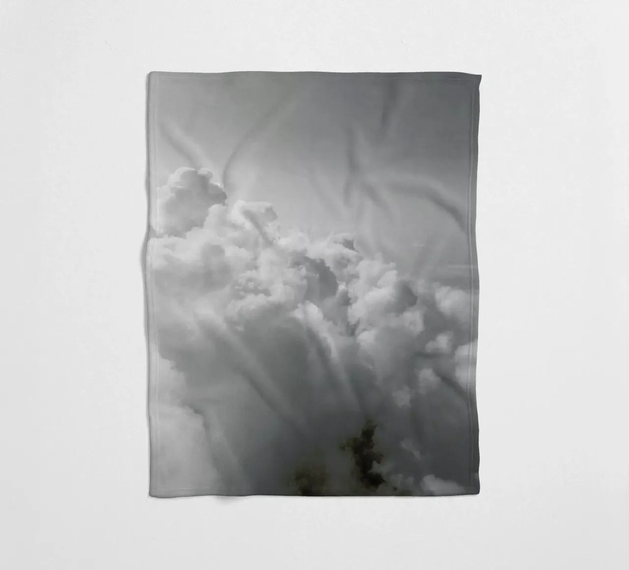 Clouds II fleecedeken van Sebastian Hilgetag