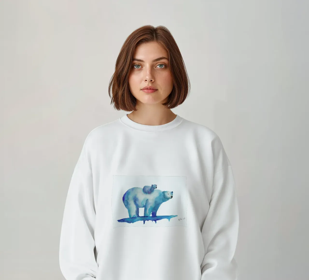 Polar Bears felpa da Larissa van der Laan
