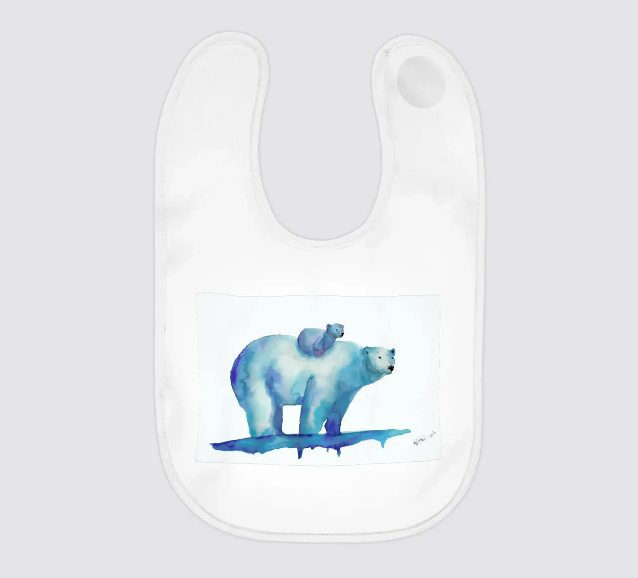 Polar Bears bavaglino da Larissa van der Laan