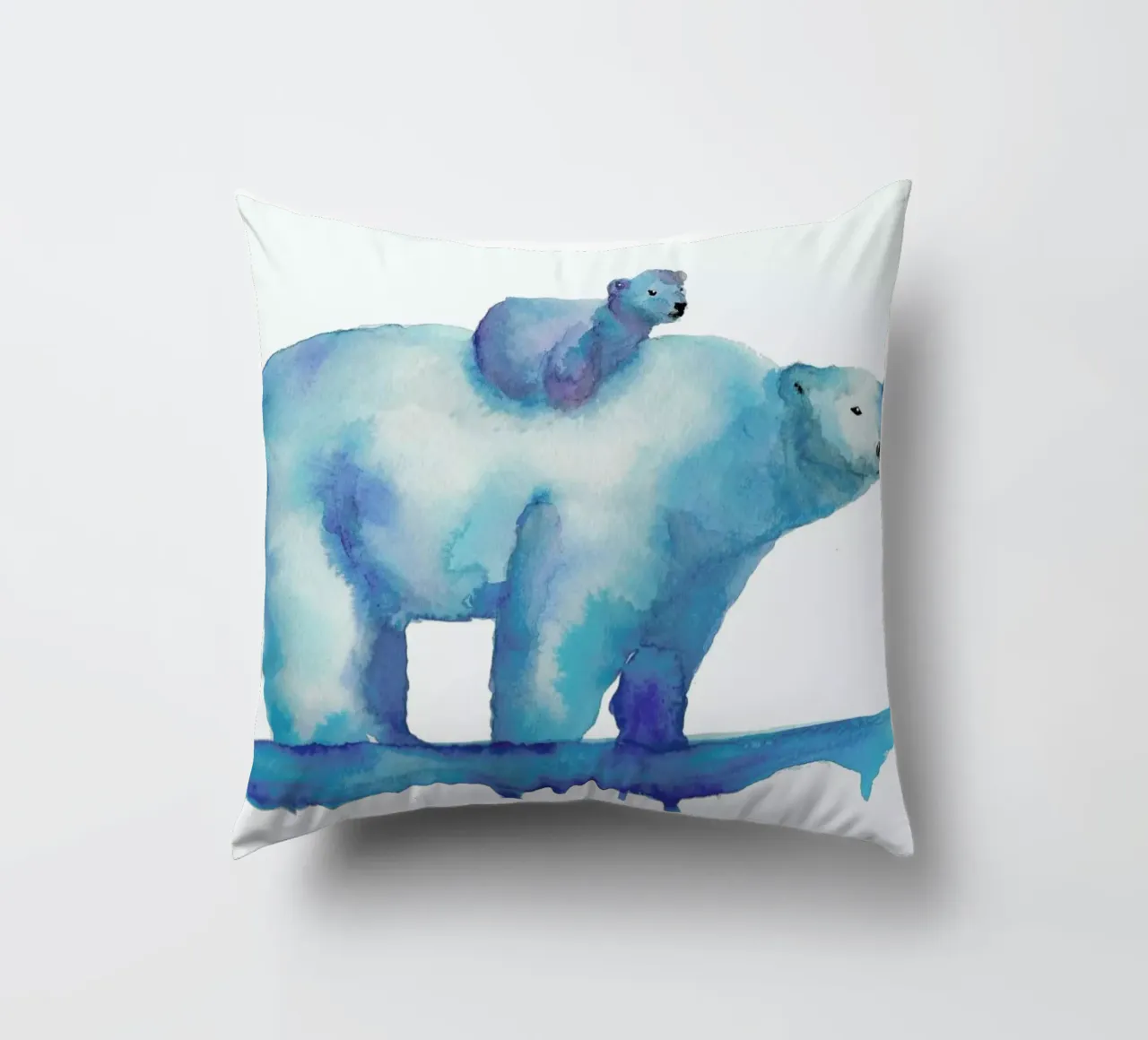 Polar Bears cuscino da Larissa van der Laan