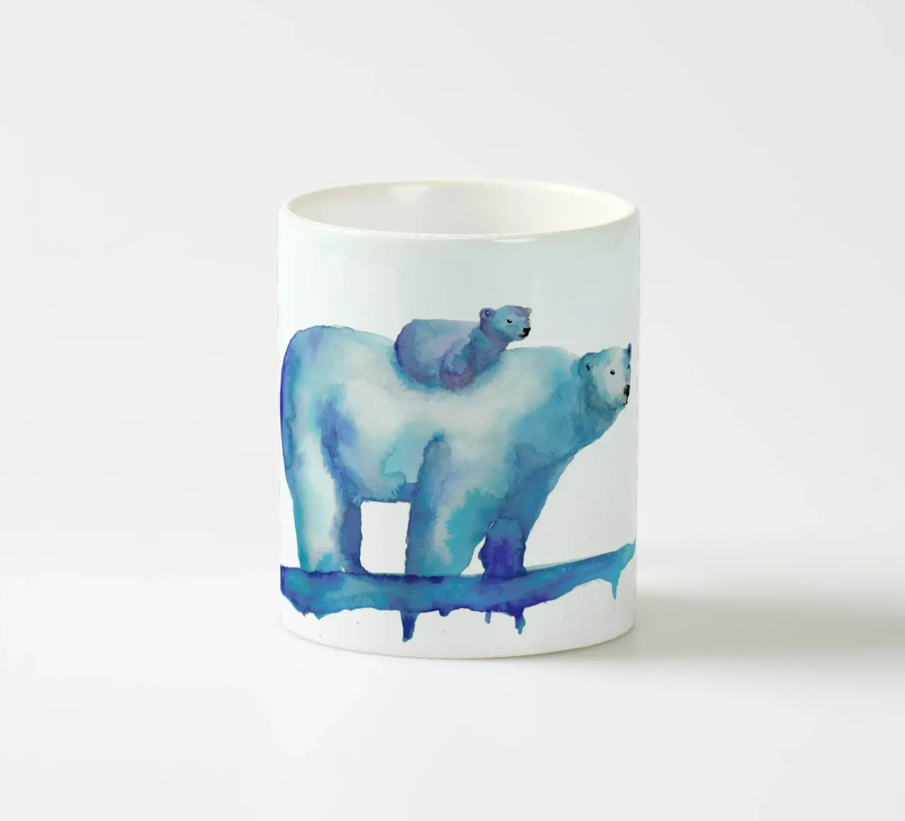 Polar Bears tazza in ceramica da Larissa van der Laan