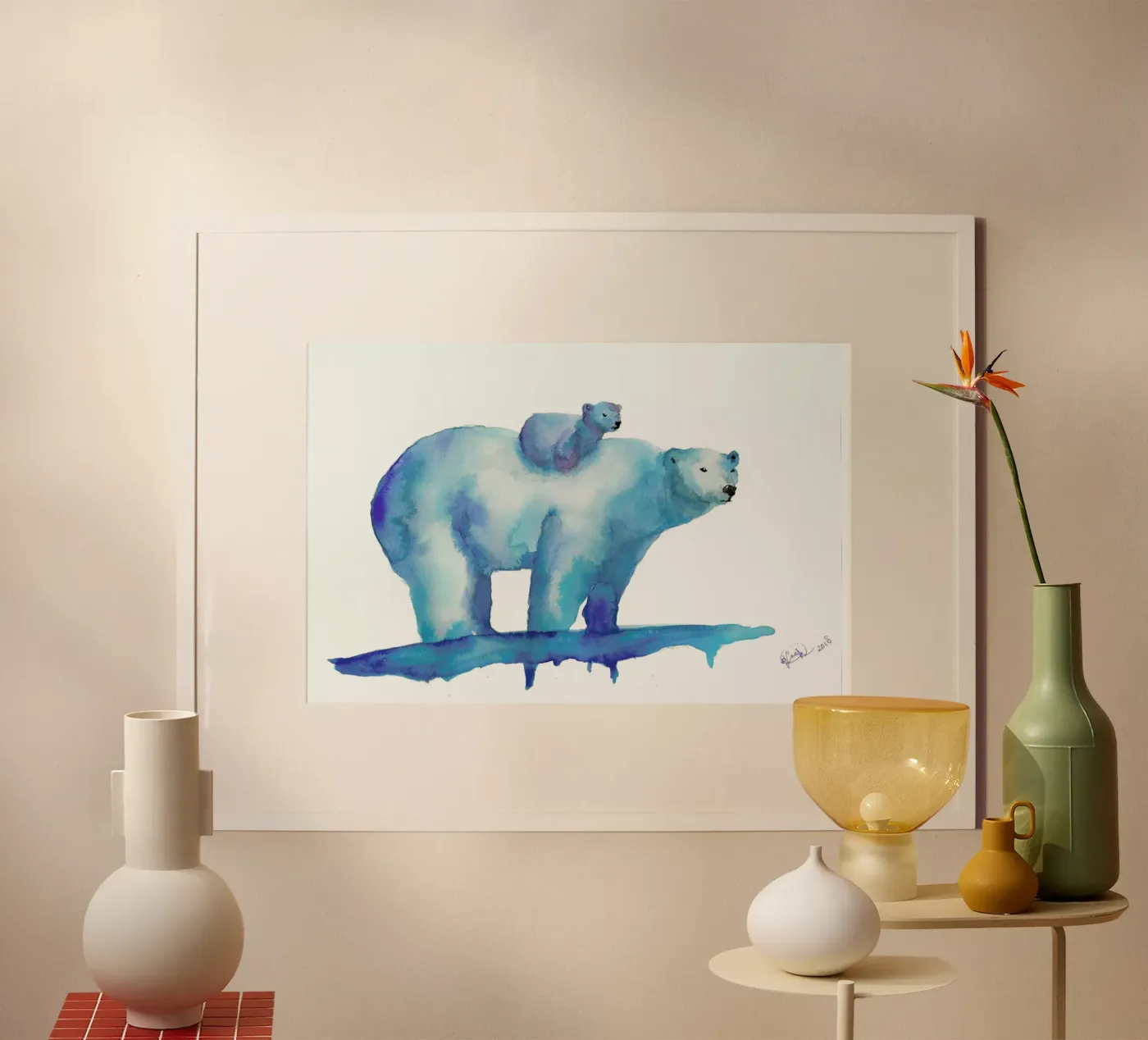 Polar Bears poster da Larissa van der Laan