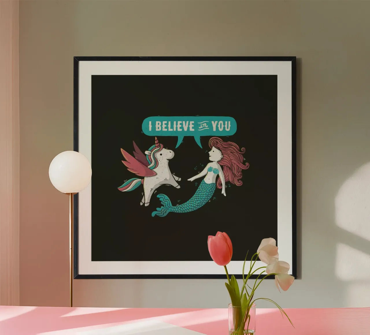 I Believe in You carta hahnemühle da Tobe Fonseca