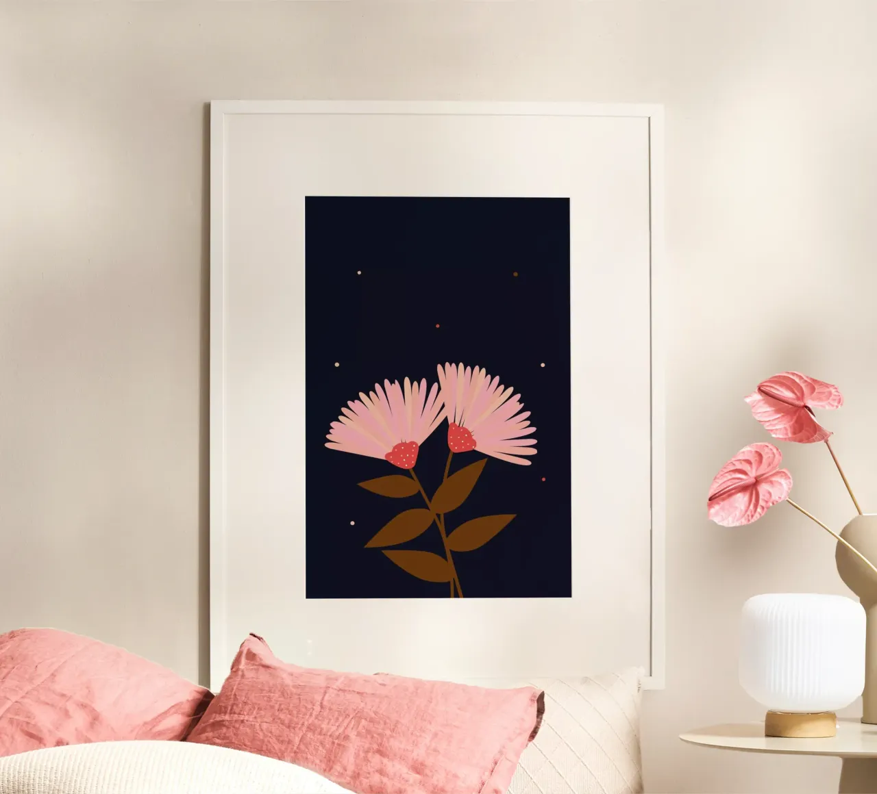 Flowers In Love poster da XOXO Arte