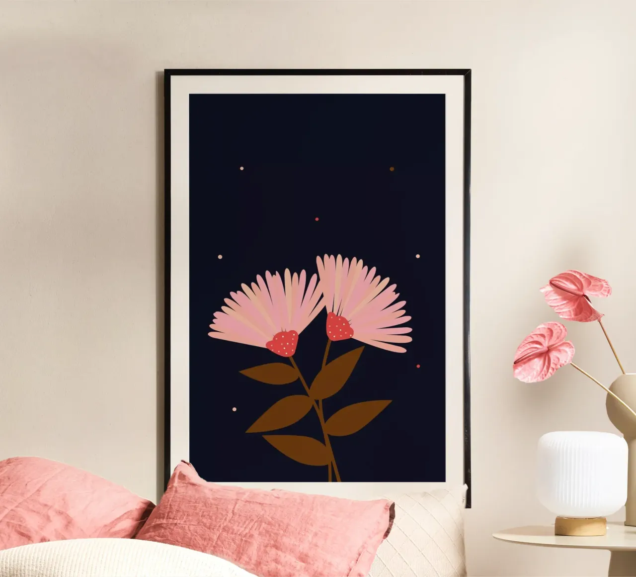 Flowers In Love poster da XOXO Arte