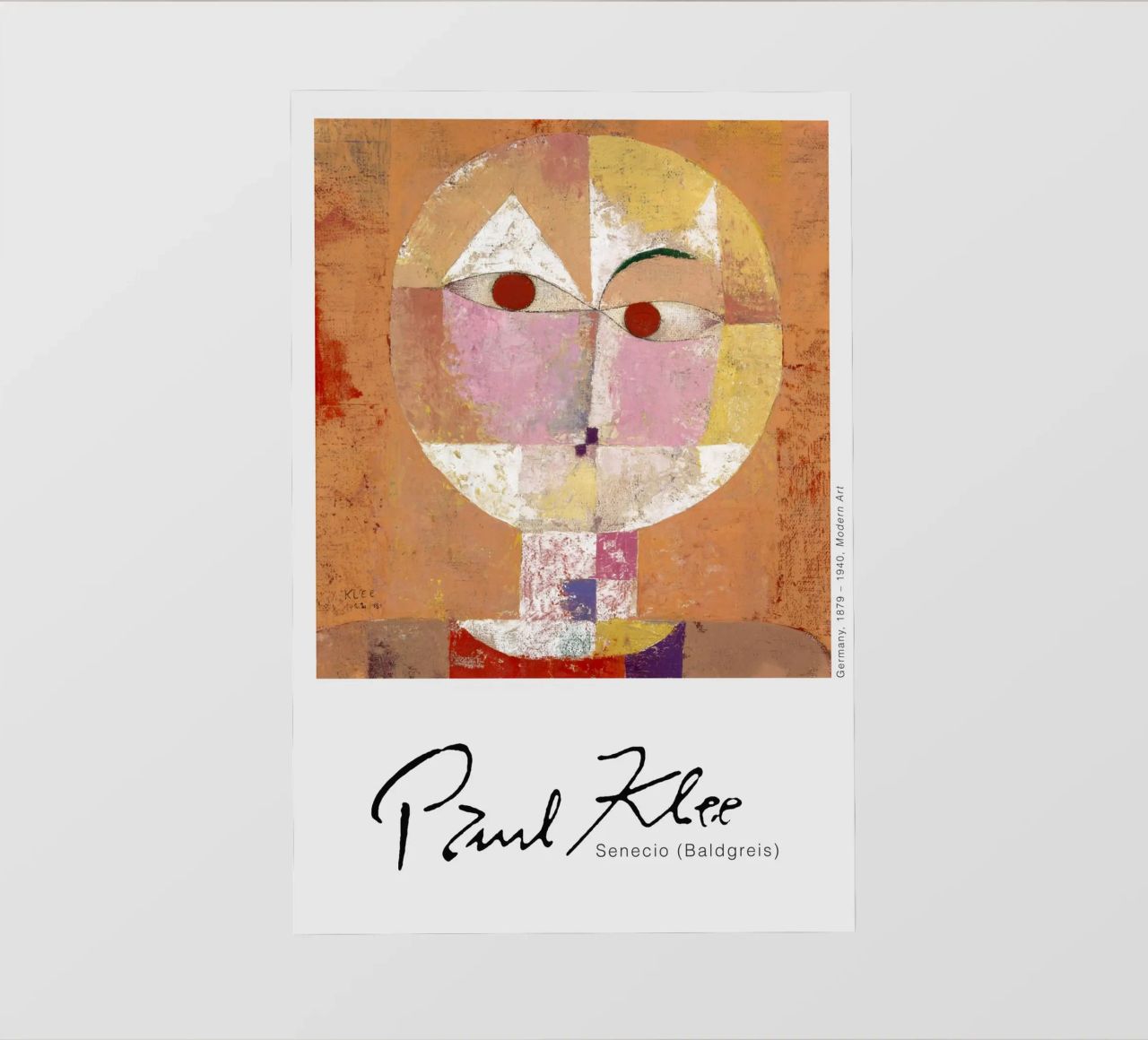 Paul Klee - Senecio Baldgreis pellicola backlit da Old Masters