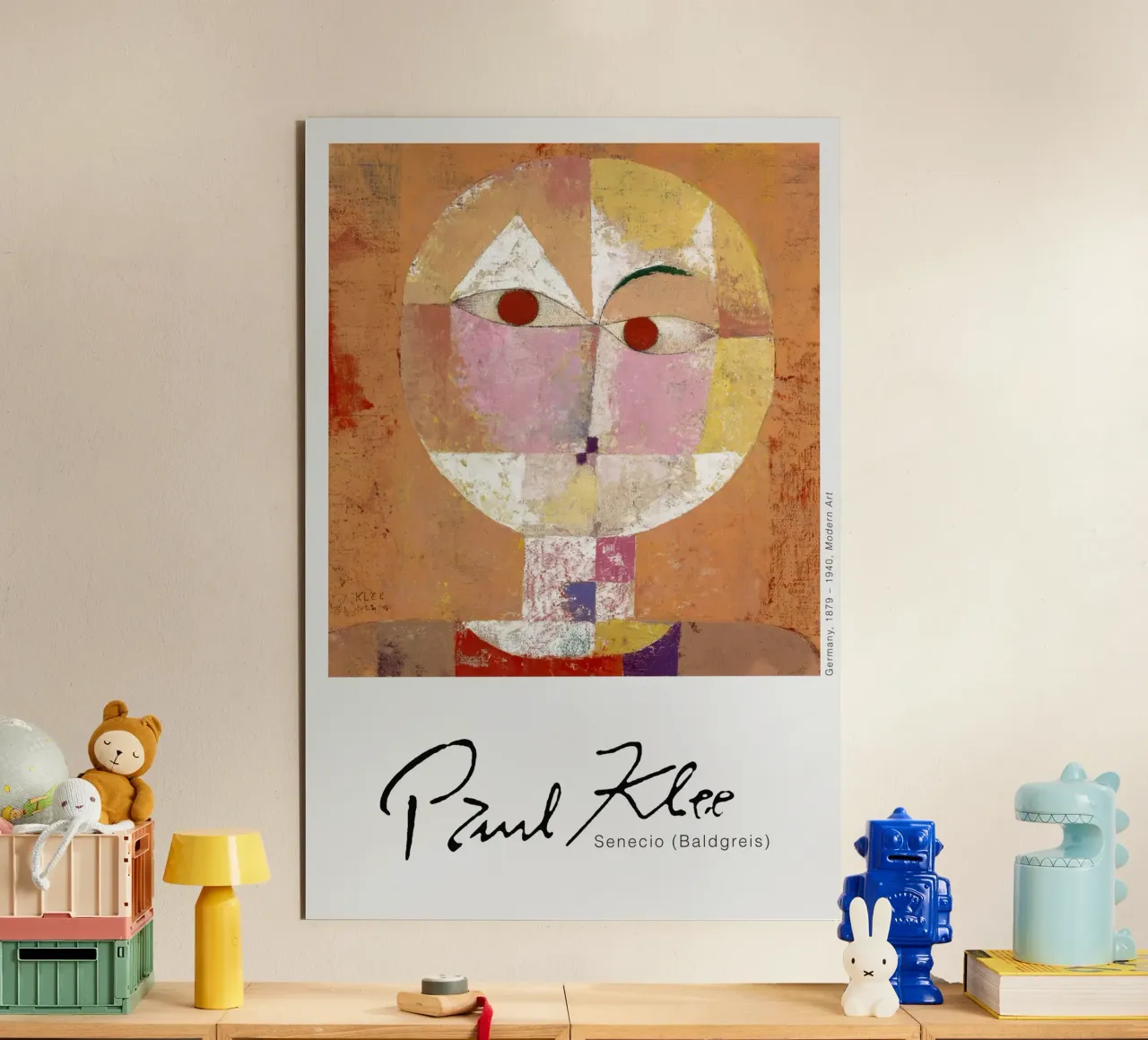 Paul Klee - Senecio Baldgreis alluminio dibond da Old Masters