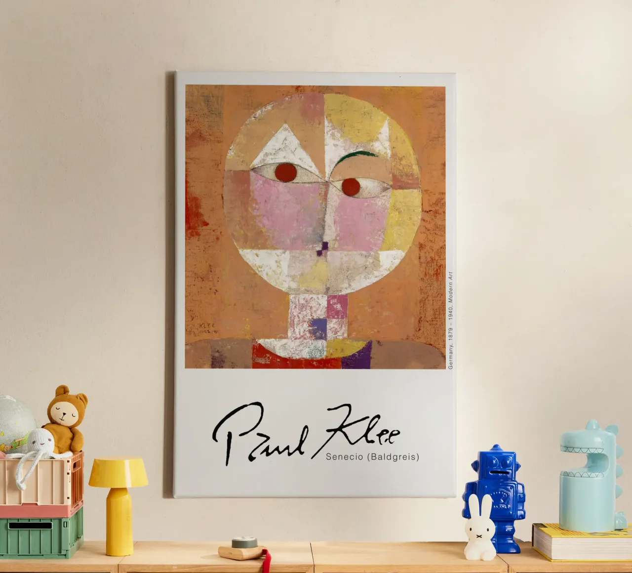 Paul Klee - Senecio Baldgreis canvas by Old Masters