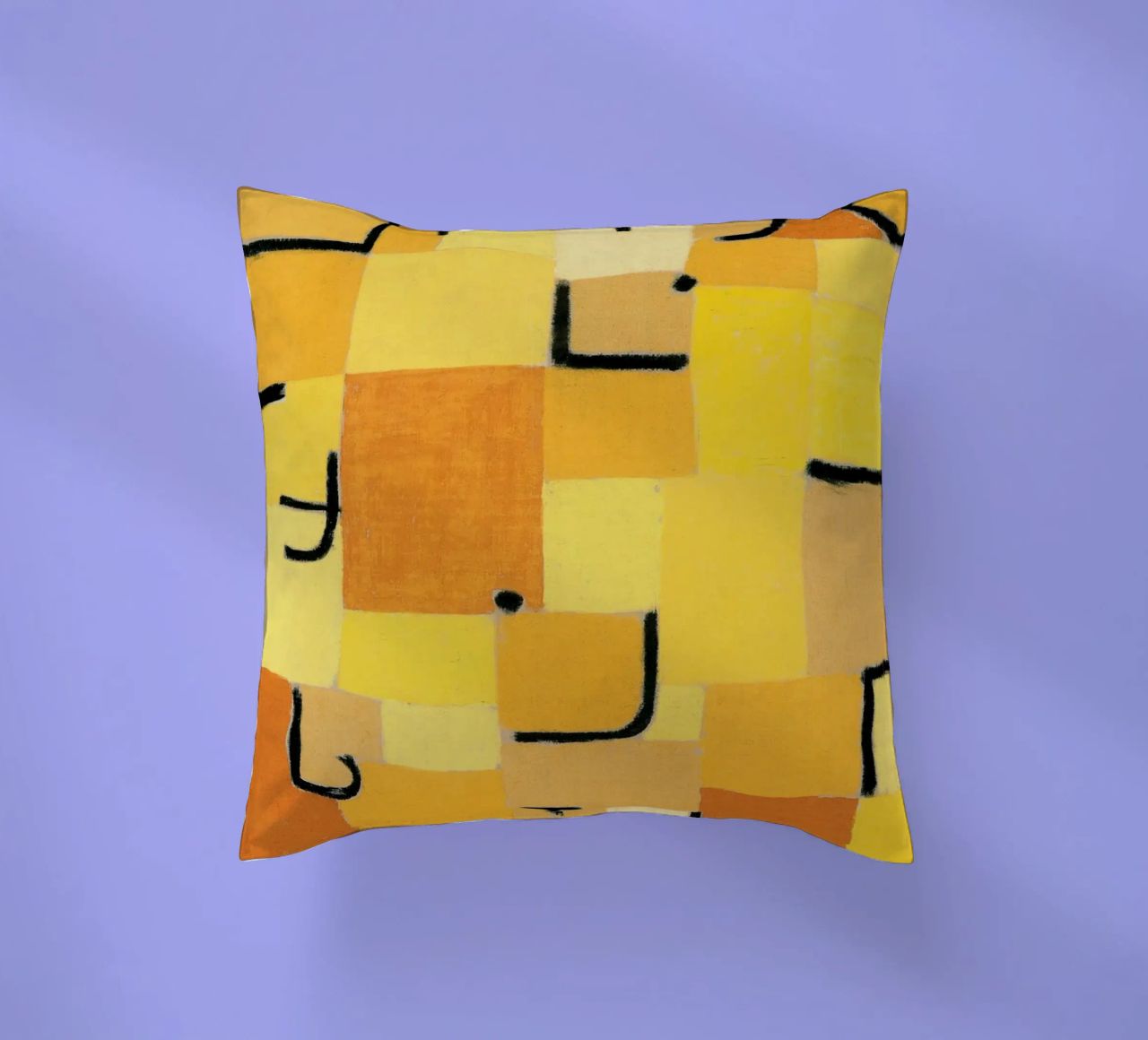 Paul Klee - Signes en jaune coussin de Old Masters