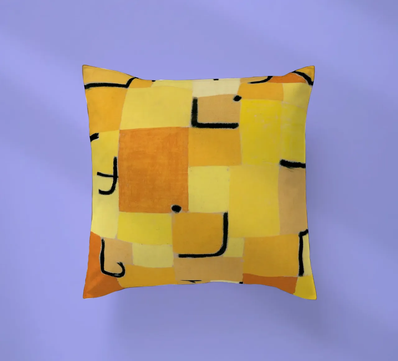 Paul Klee - Signes en jaune coussin de Old Masters