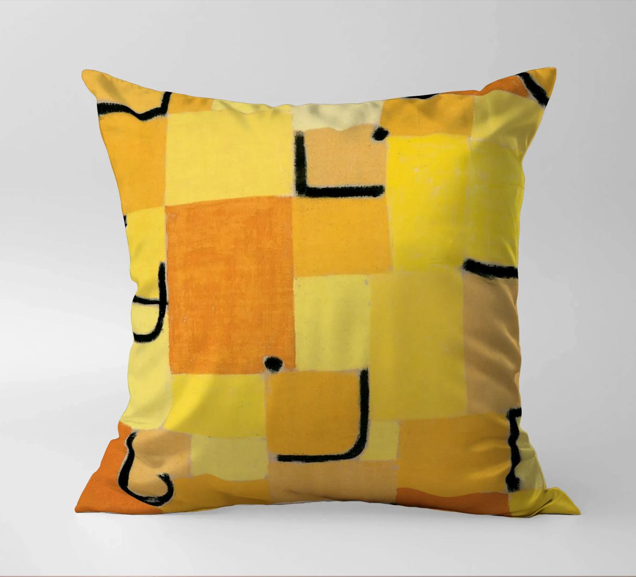 Paul Klee - Signes en jaune coussin de Old Masters