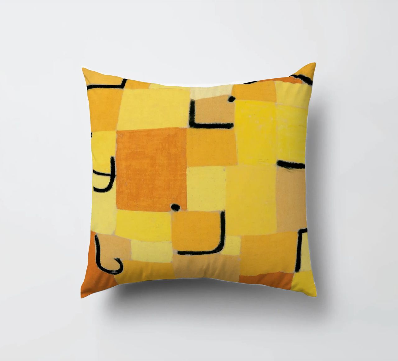 Paul Klee - Signes en jaune coussin de Old Masters