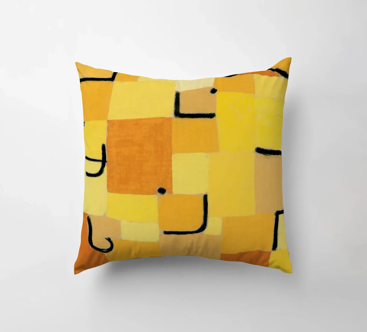 Paul Klee - Signes en jaune coussin de Old Masters