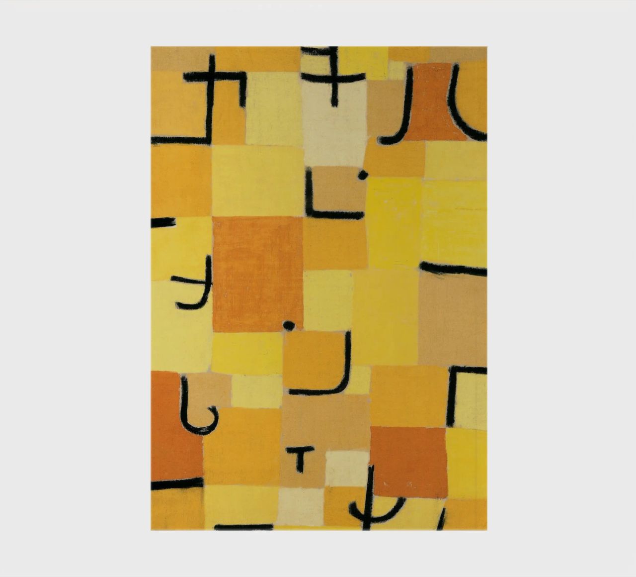 Paul Klee - Signes en jaune carnet de notes de Old Masters