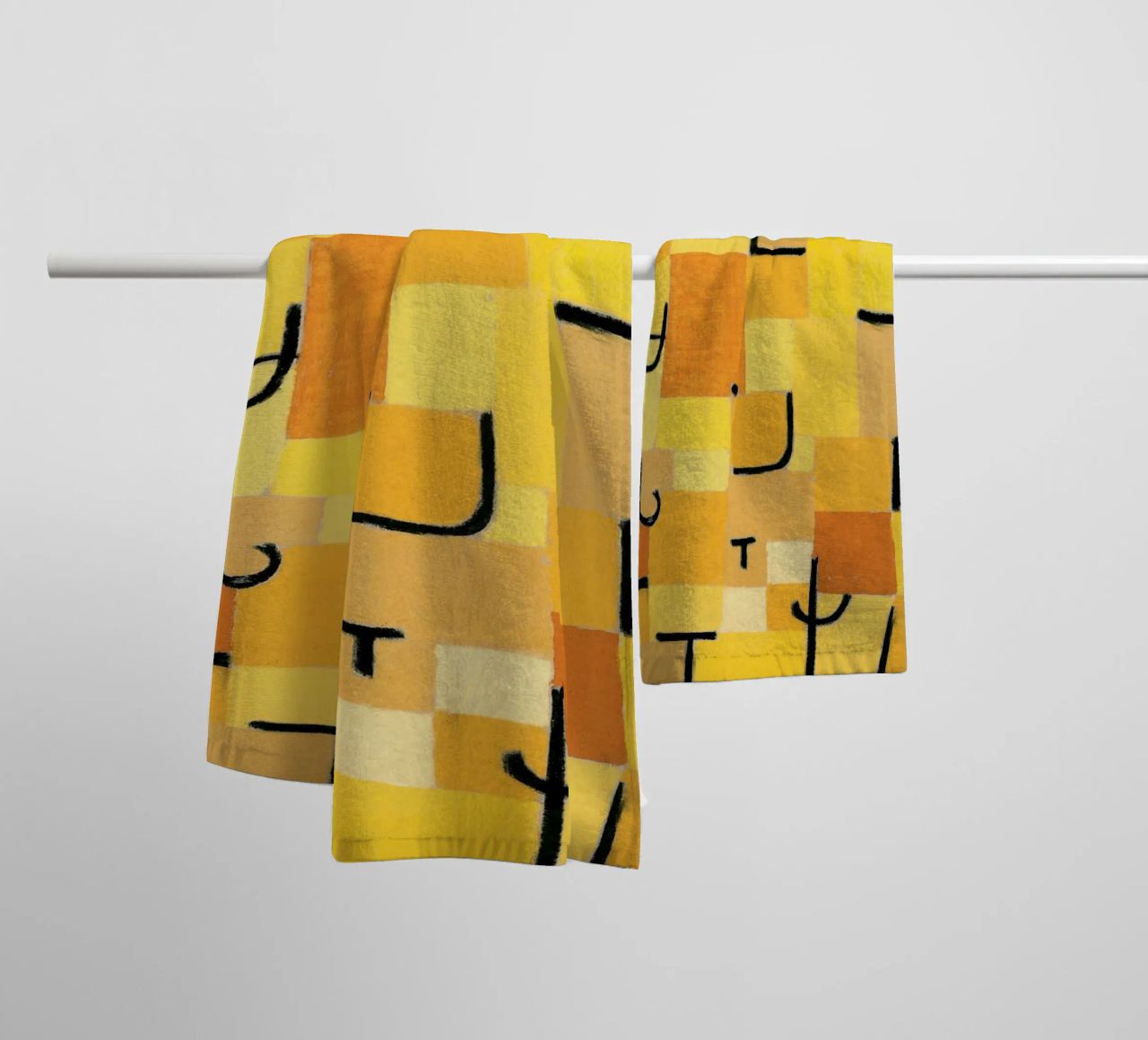 Paul Klee - Signes en jaune serviette de bain de Old Masters