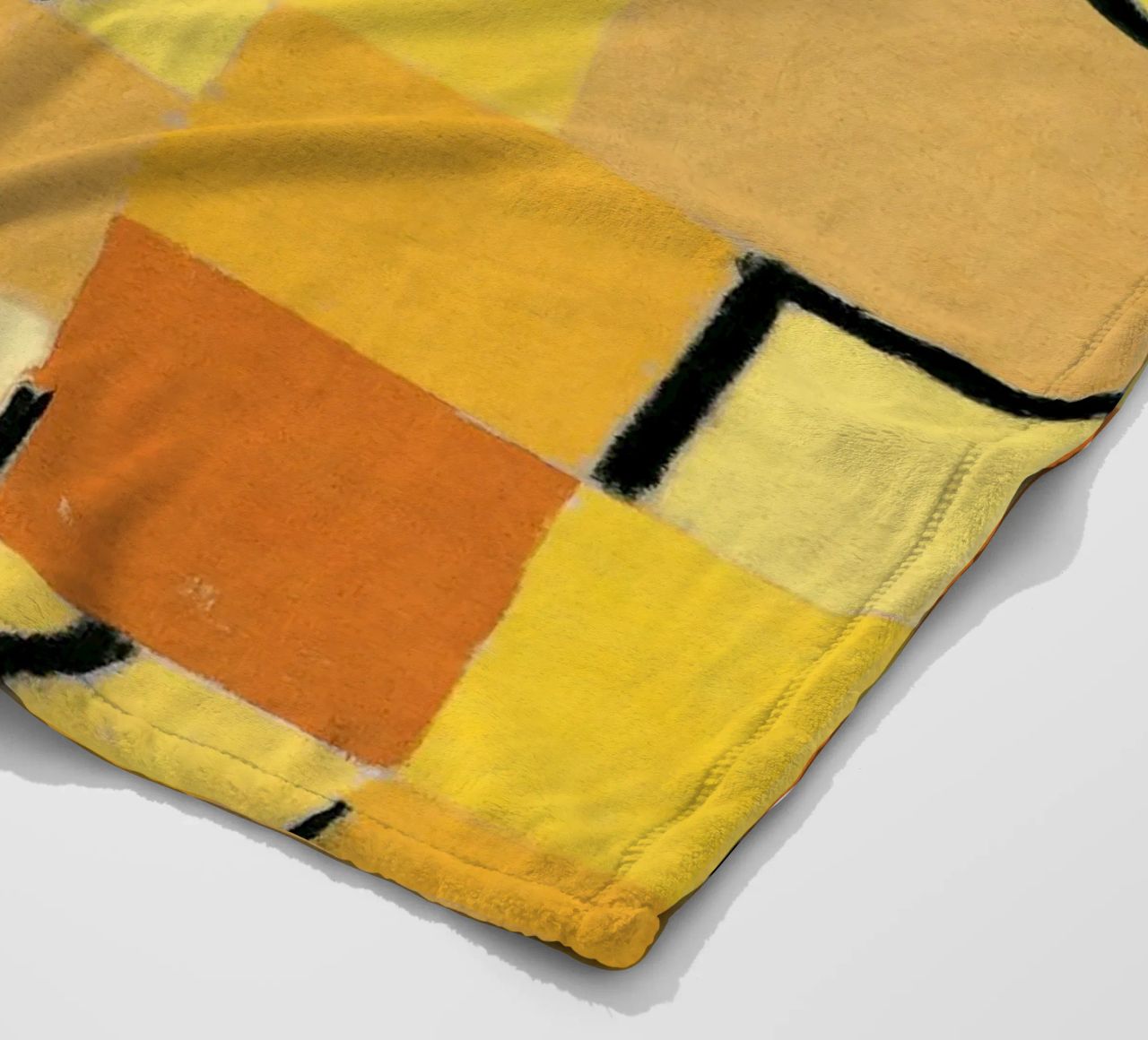 Paul Klee - Signes en jaune plaid polaire de Old Masters
