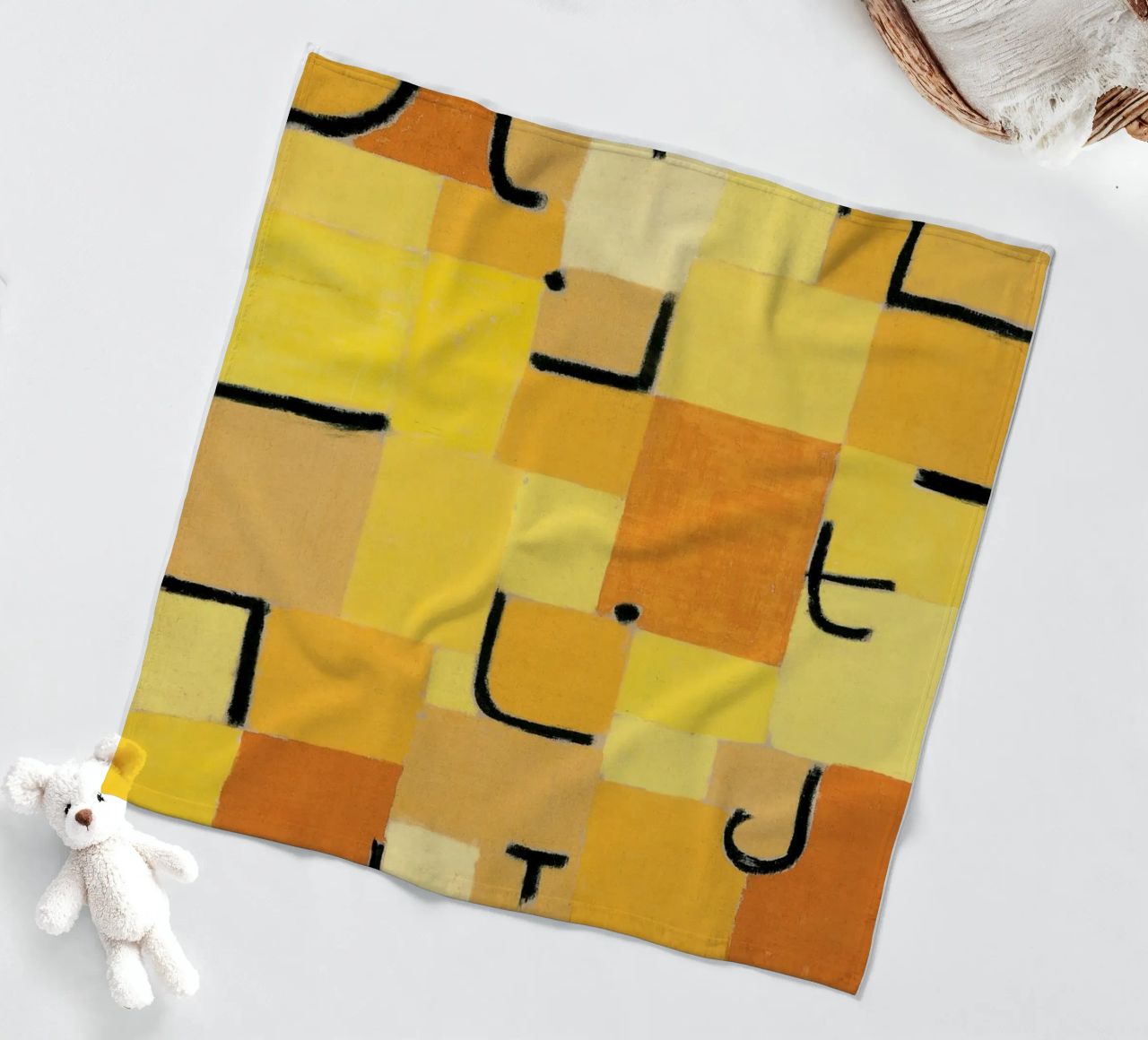 Paul Klee - Signes en jaune plaid polaire de Old Masters