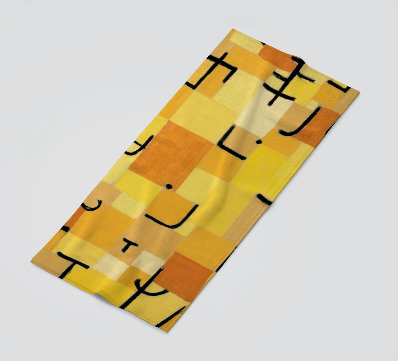 Paul Klee - Signes en jaune serviette de plage de Old Masters