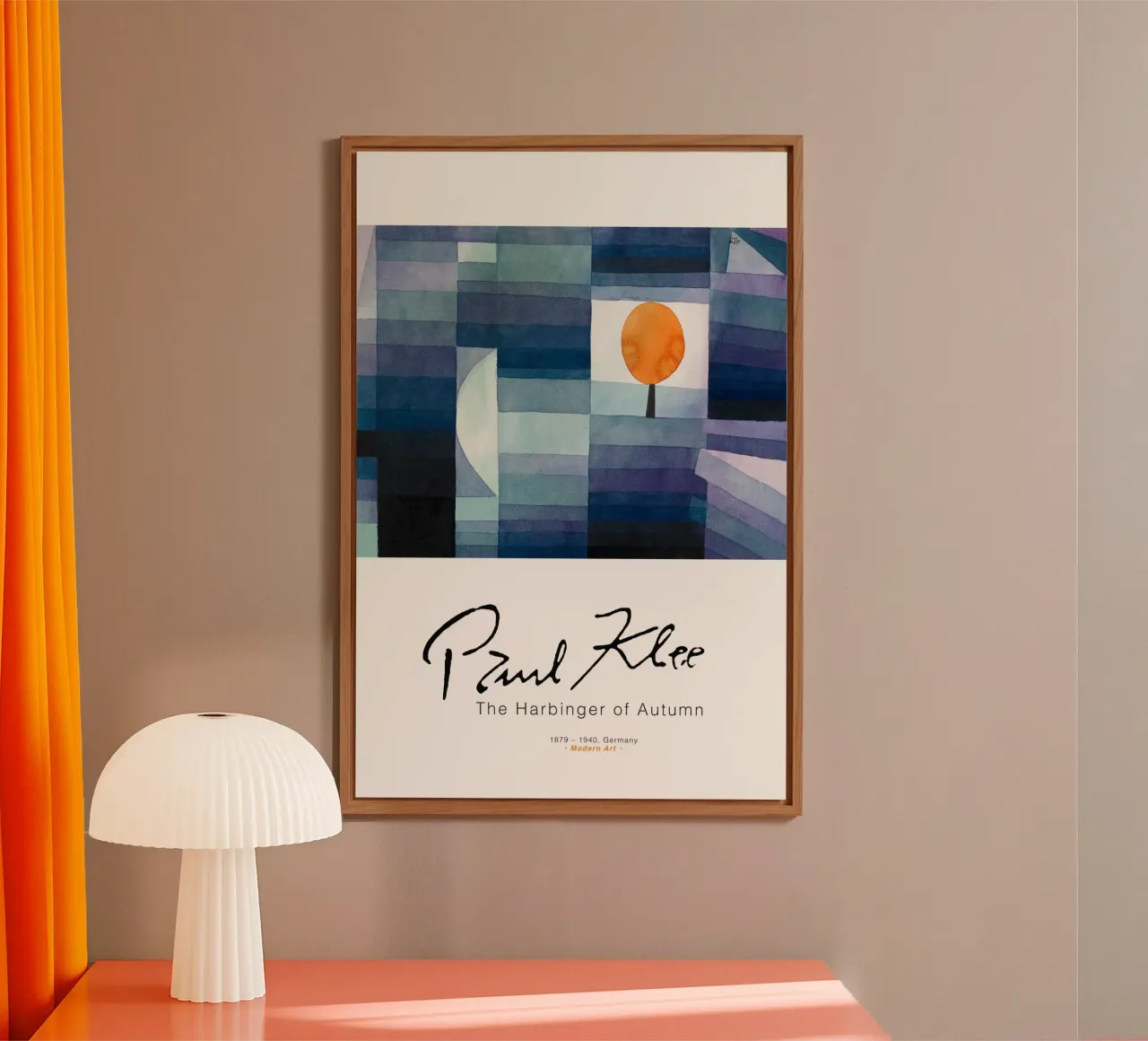 Paul Klee - Il messaggero dell'autunno alluminio dibond da Old Masters