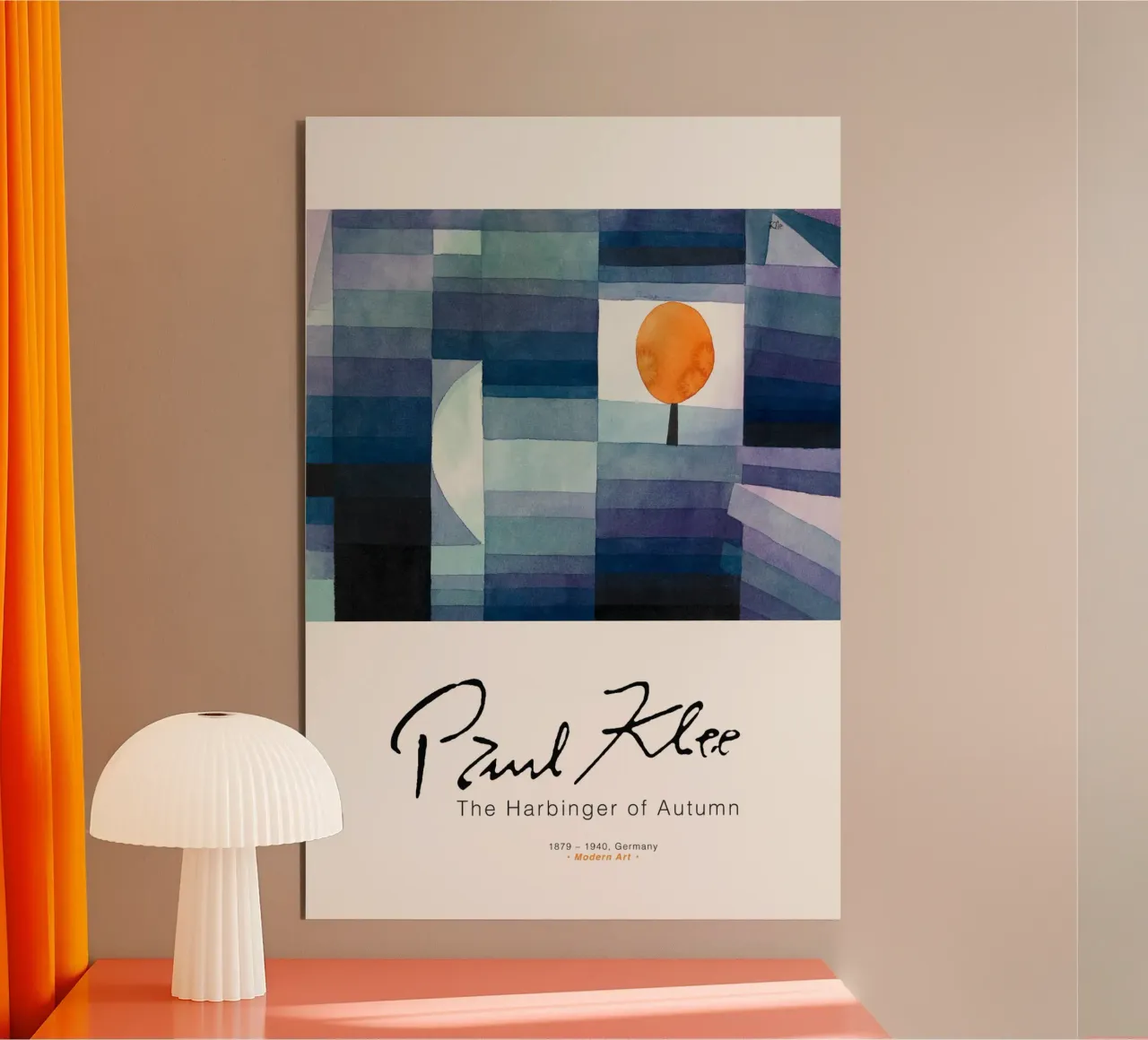 Paul Klee - Il messaggero dell'autunno alluminio dibond da Old Masters