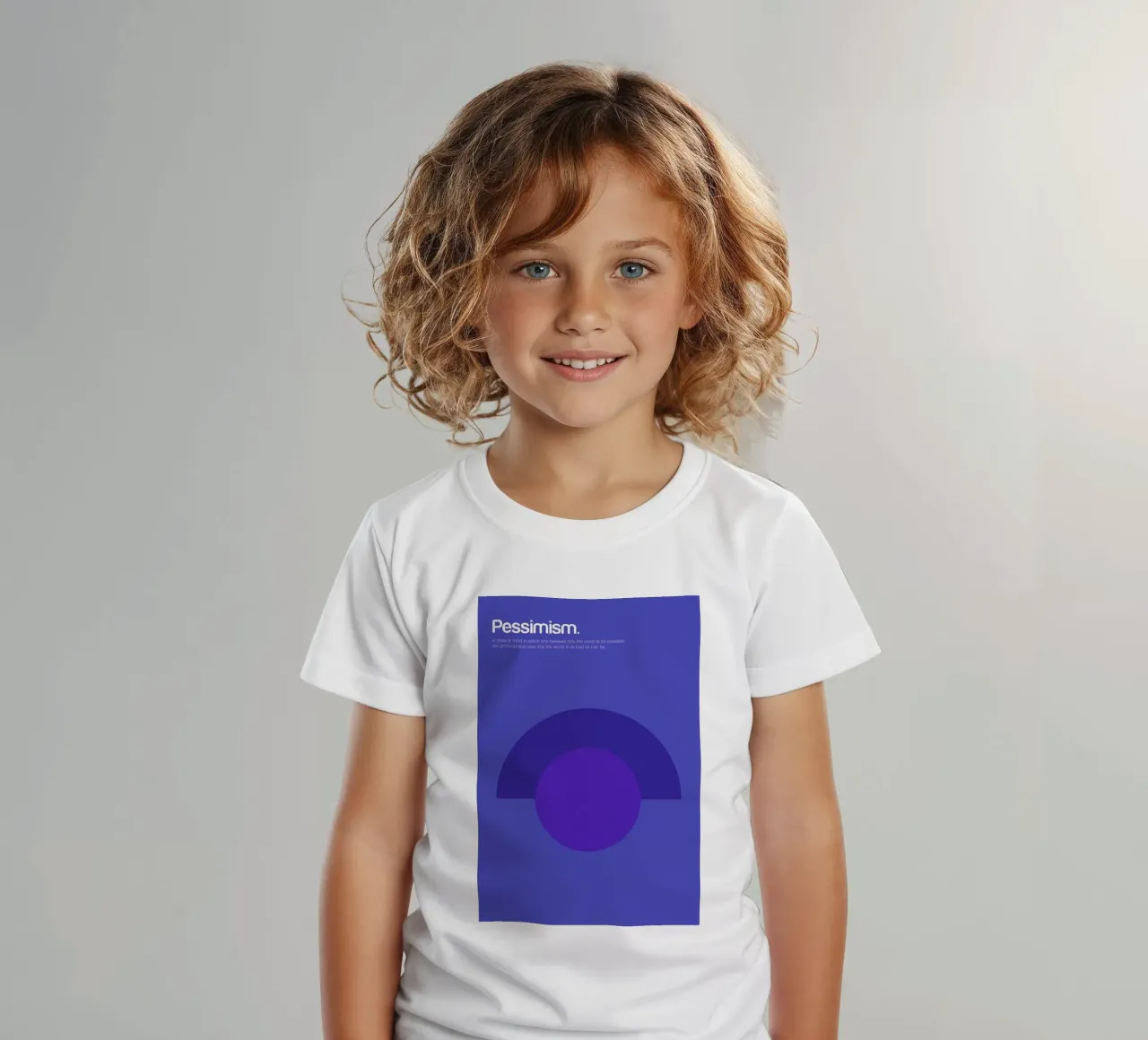 Pessimism t-shirt bambini da Genís Carreras