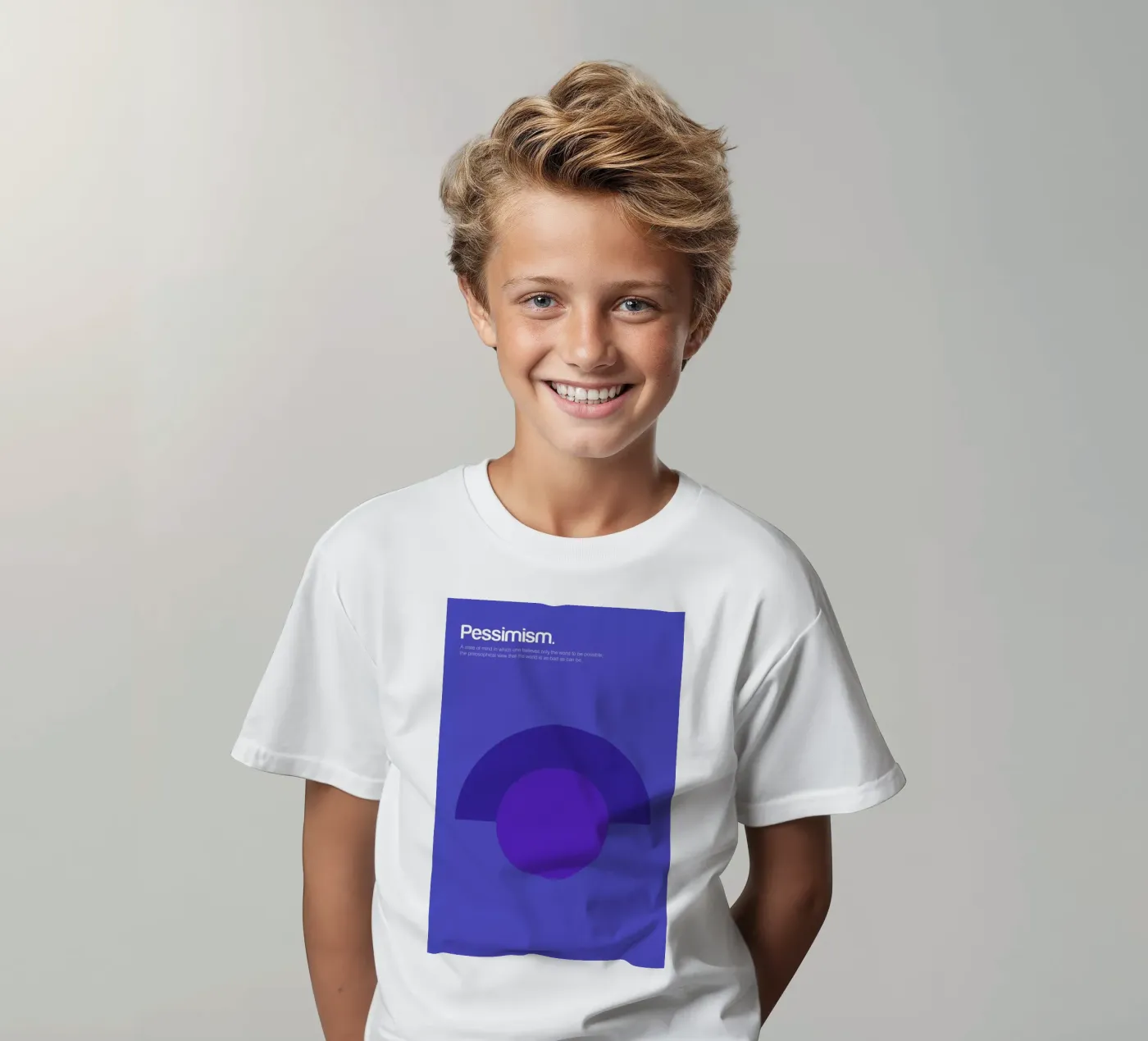 Pessimism t-shirt bambini da Genís Carreras