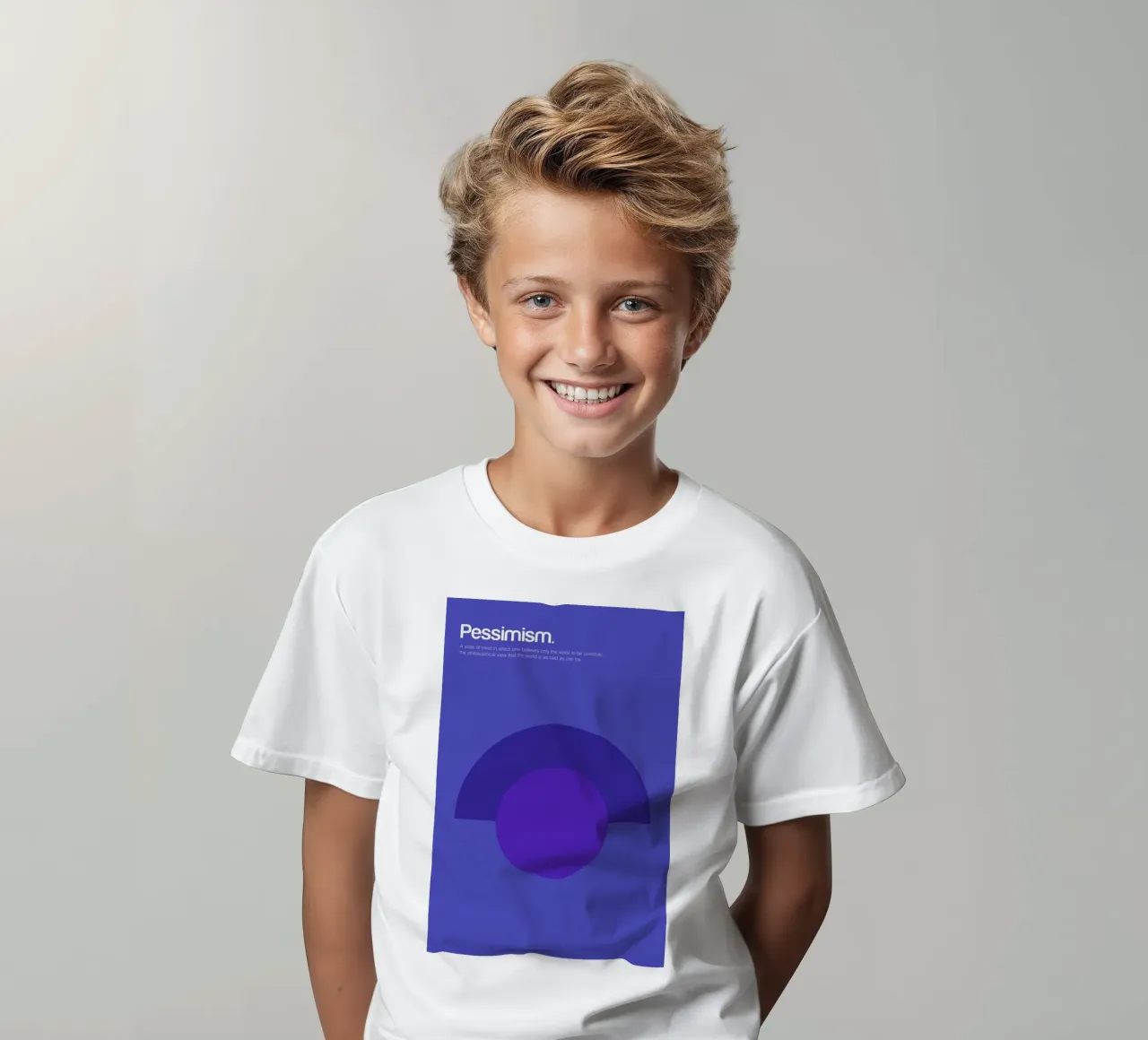 Pessimism t-shirt bambini da Genís Carreras