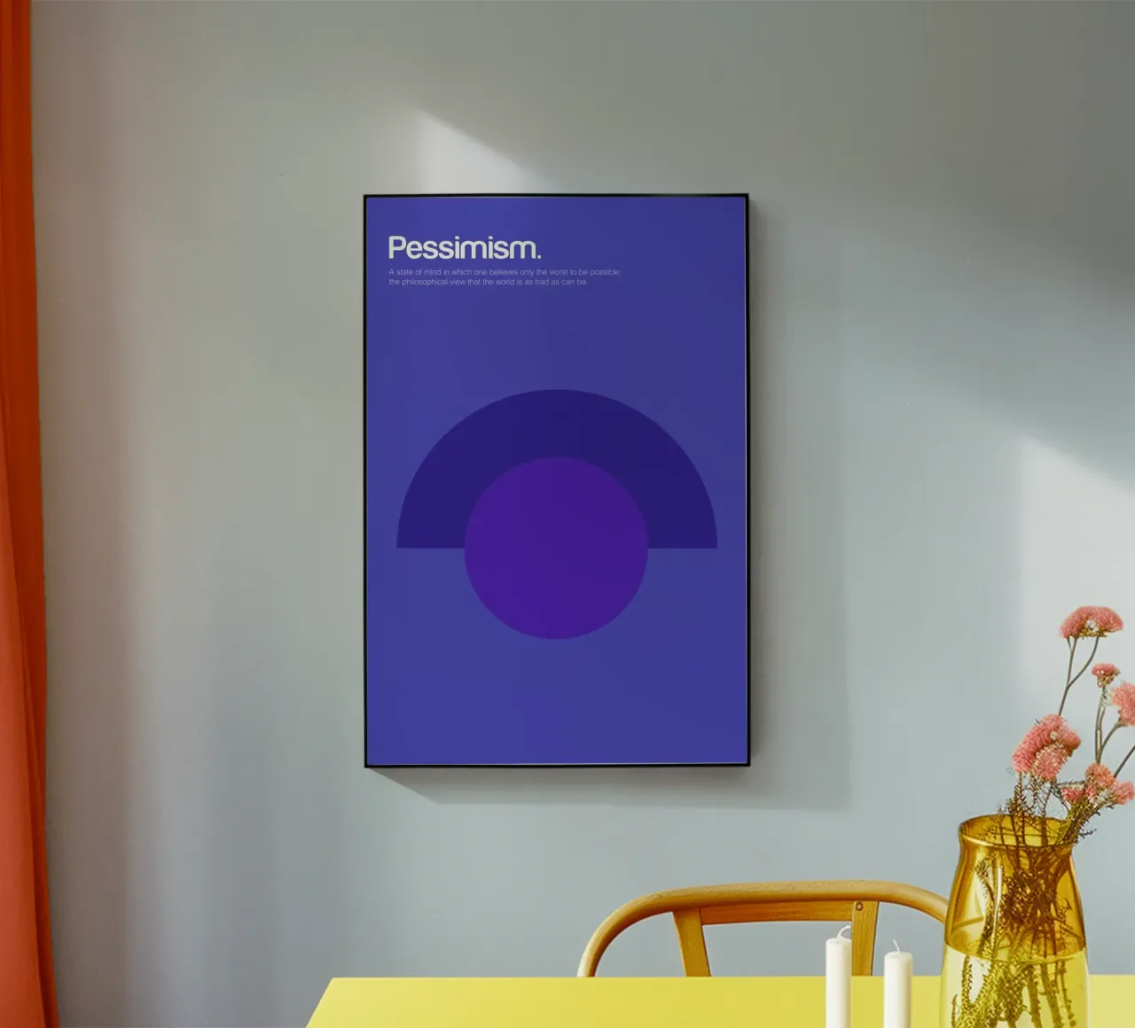 Pessimism plexiglass da Genís Carreras