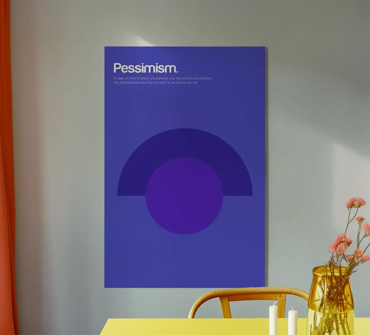 Pessimism plexiglass da Genís Carreras