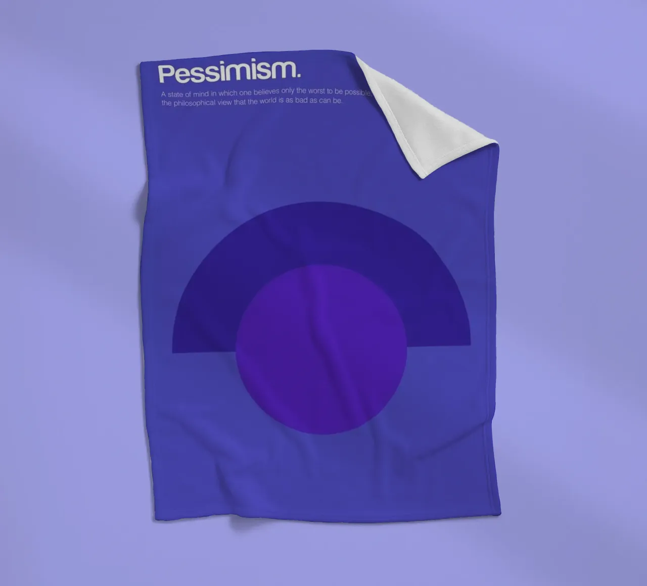 Pessimism Fleecedecke von Genís Carreras